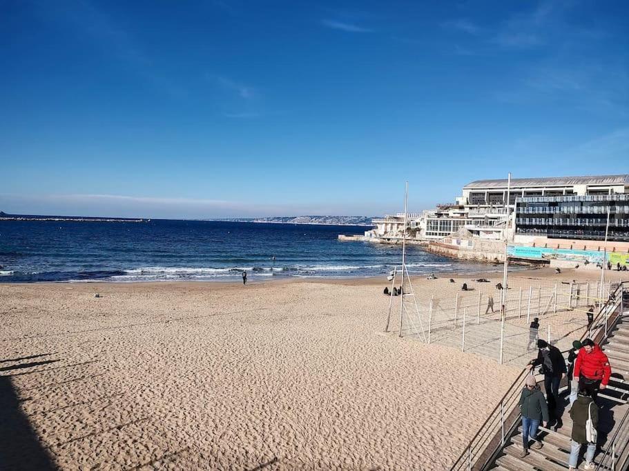 Studio Coin Nuit, Entre Plage Et Centre Marseille Eksteriør bilde