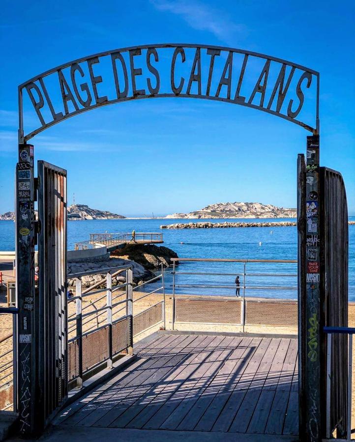 Studio Coin Nuit, Entre Plage Et Centre Marseille Eksteriør bilde