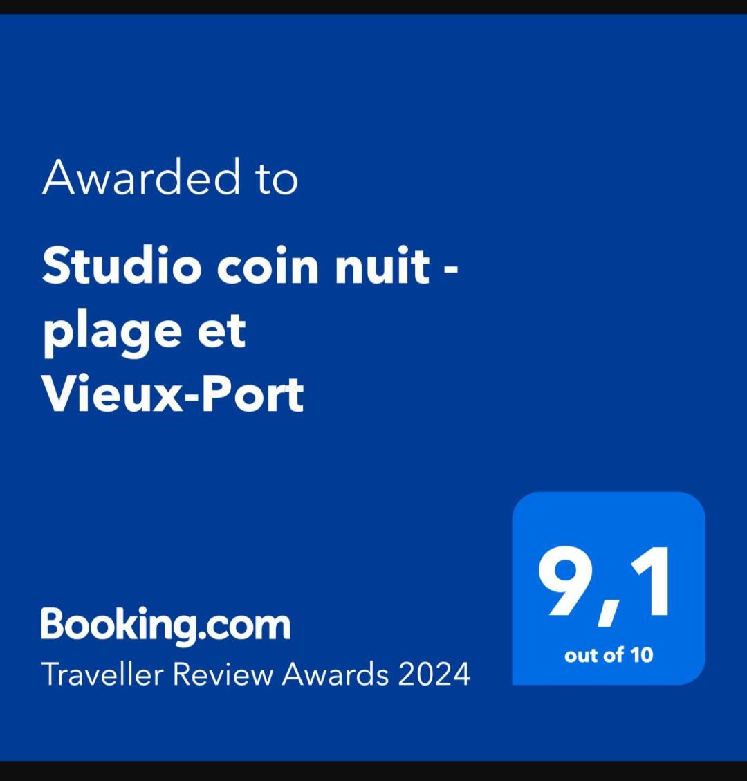 Studio Coin Nuit, Entre Plage Et Centre Marseille Eksteriør bilde