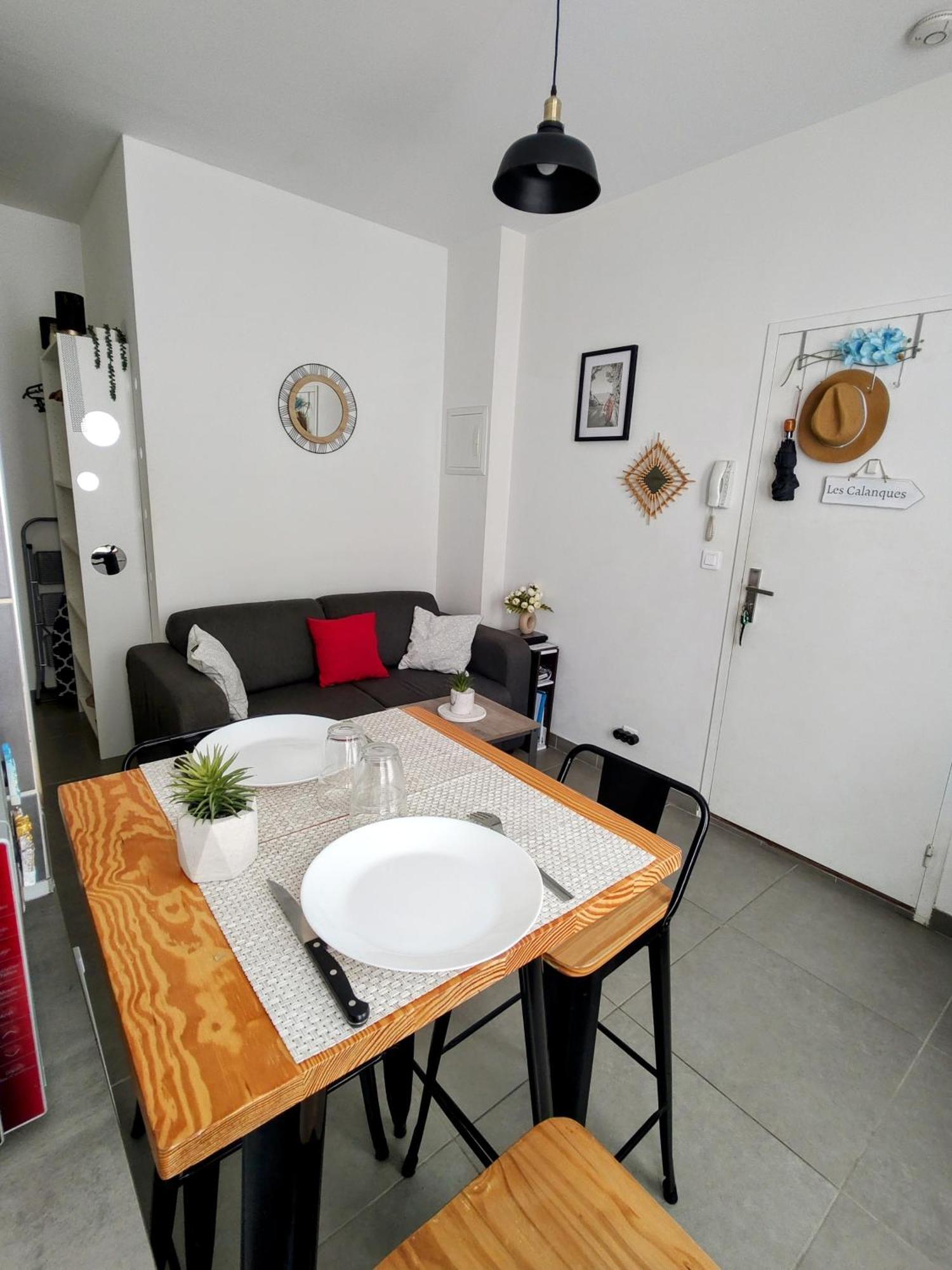 Studio Coin Nuit, Entre Plage Et Centre Marseille Eksteriør bilde